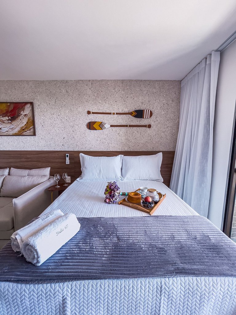 Studio Residencial Ilha de Mykonos - Unid 607