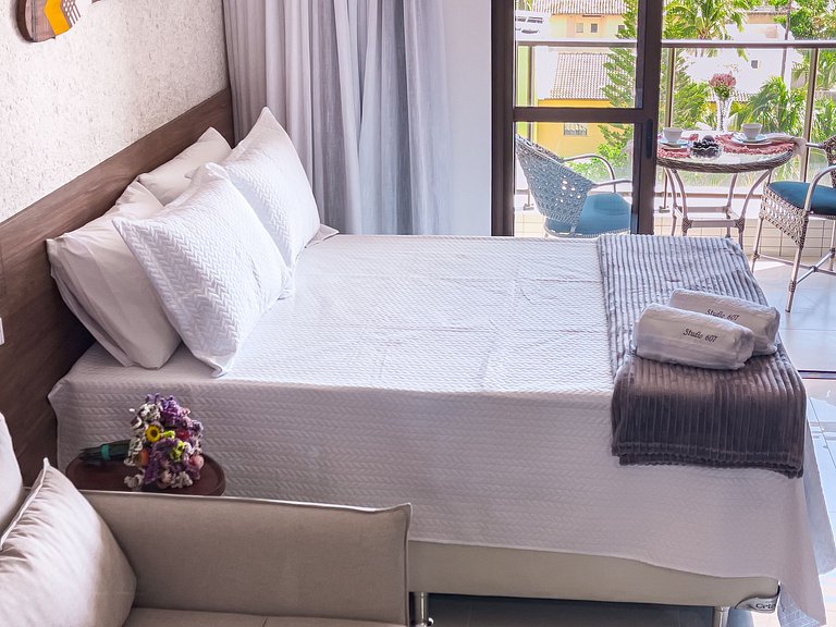 Studio Residencial Ilha de Mykonos - Unid 607