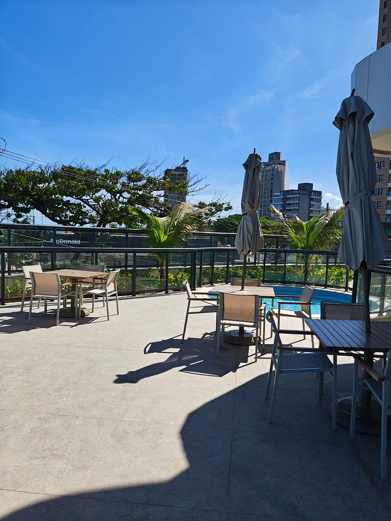 Beach Class Jaguaribe 1408: Vista Mar & Lazer