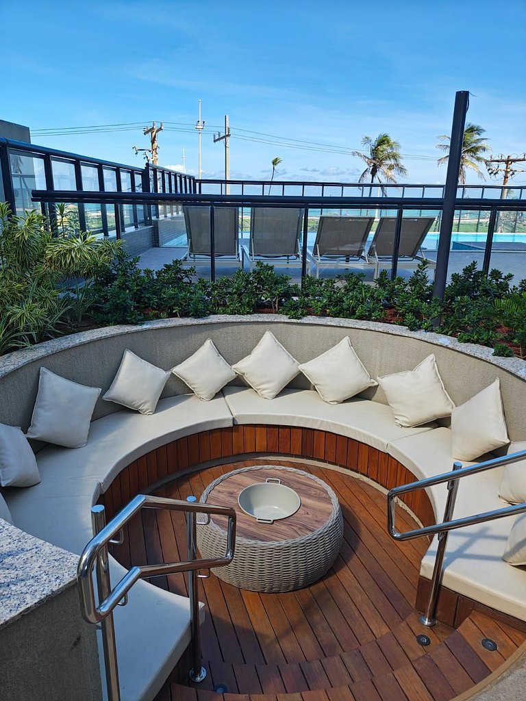 Beach Class Jaguaribe 1408: Vista Mar & Lazer