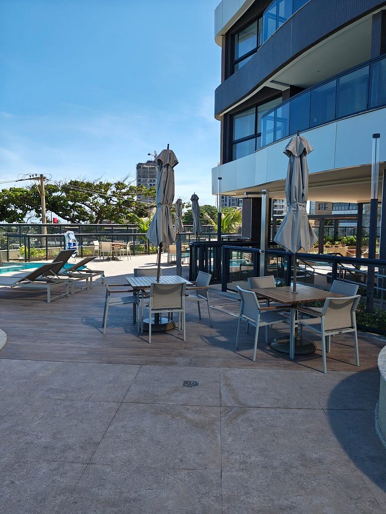 Beach Class Jaguaribe 1408: Vista Mar & Lazer