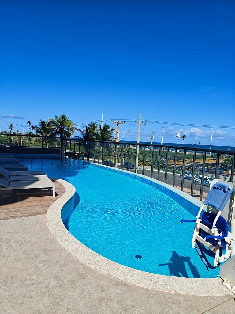 Beach Class Jaguaribe 1408: Vista Mar & Lazer