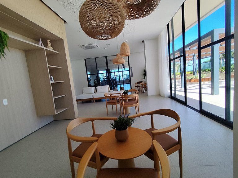 Beach Class Jaguaribe 1408: Vista Mar & Lazer