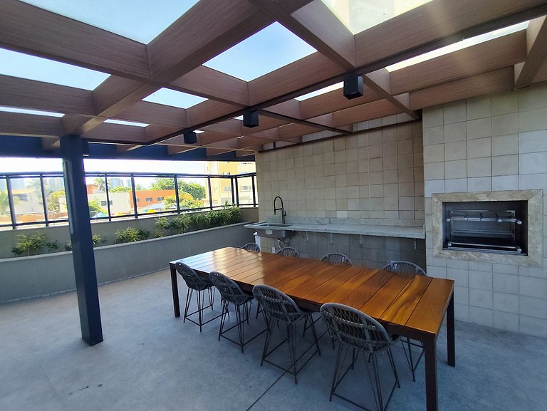 Beach Class Jaguaribe 1408: Vista Mar & Lazer