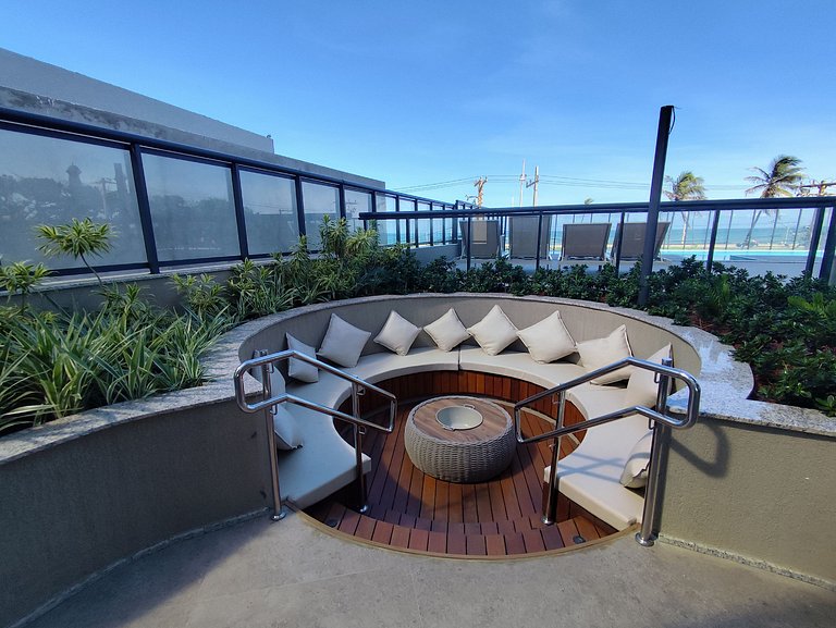 Beach Class Jaguaribe 1408: Vista Mar & Lazer