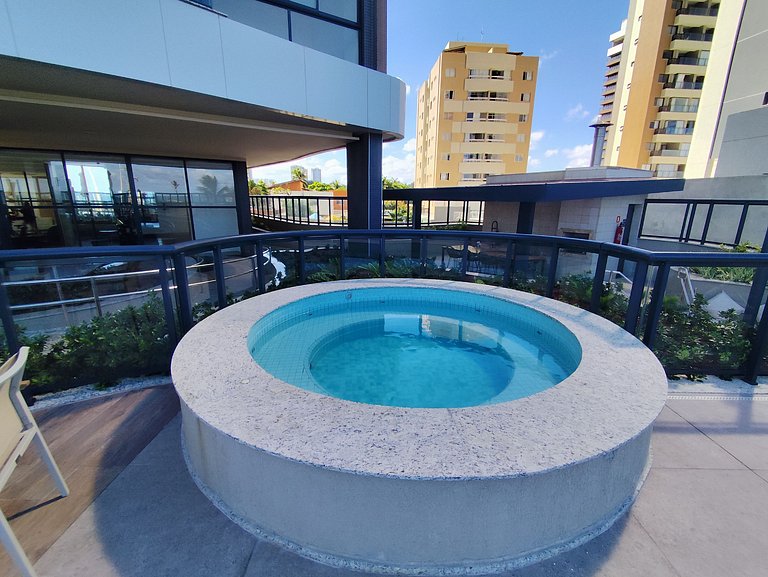 Beach Class Jaguaribe 1408: Vista Mar & Lazer