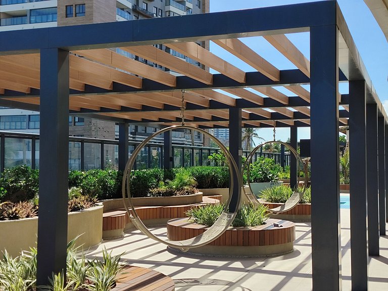 Beach Class Jaguaribe 1408: Vista Mar & Lazer