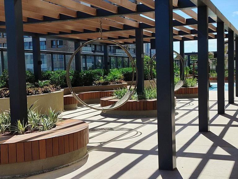 Beach Class Jaguaribe 1408: Vista Mar & Lazer