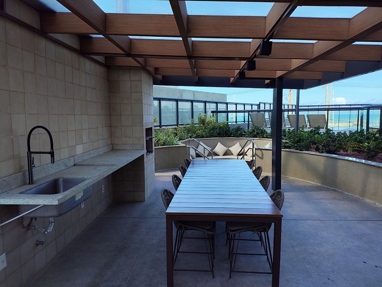 Beach Class Jaguaribe 1408: Vista Mar & Lazer