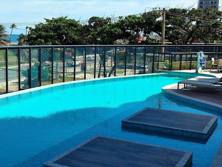 Beach Class Jaguaribe 1408: Vista Mar & Lazer