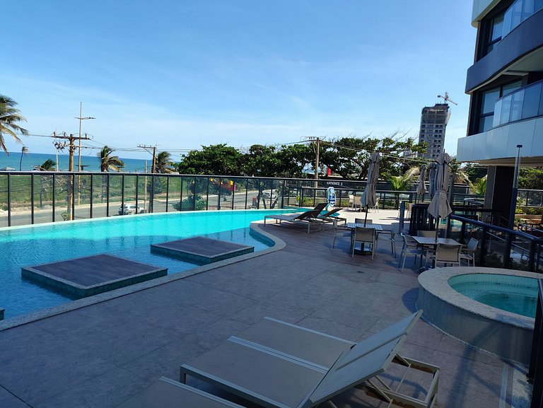 Beach Class Jaguaribe 1408: Vista Mar & Lazer