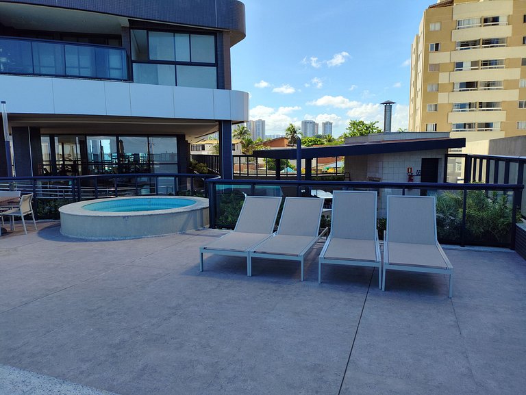 Beach Class Jaguaribe 1408: Vista Mar & Lazer