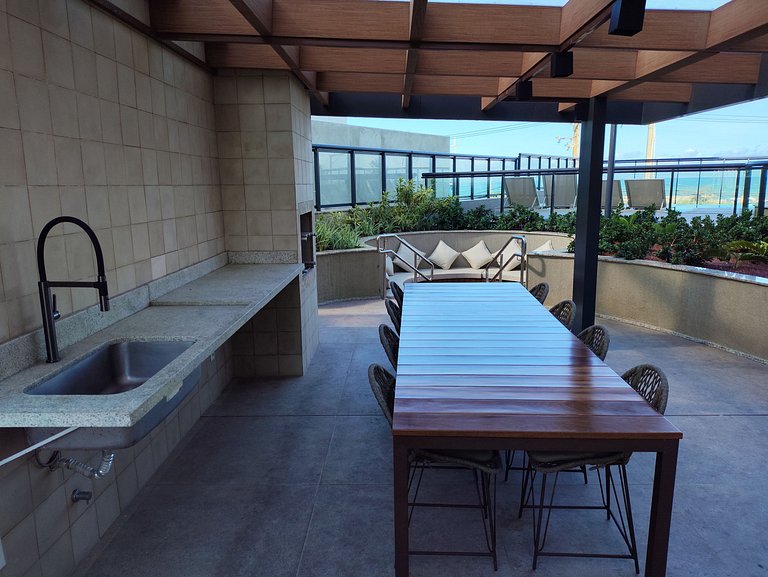 Beach Class Jaguaribe 1408: Vista Mar & Lazer