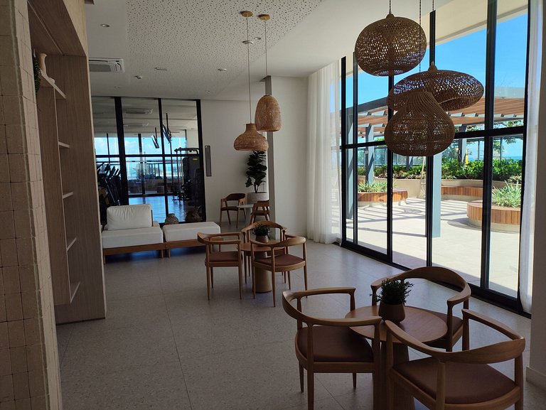 Beach Class Jaguaribe 1408: Vista Mar & Lazer