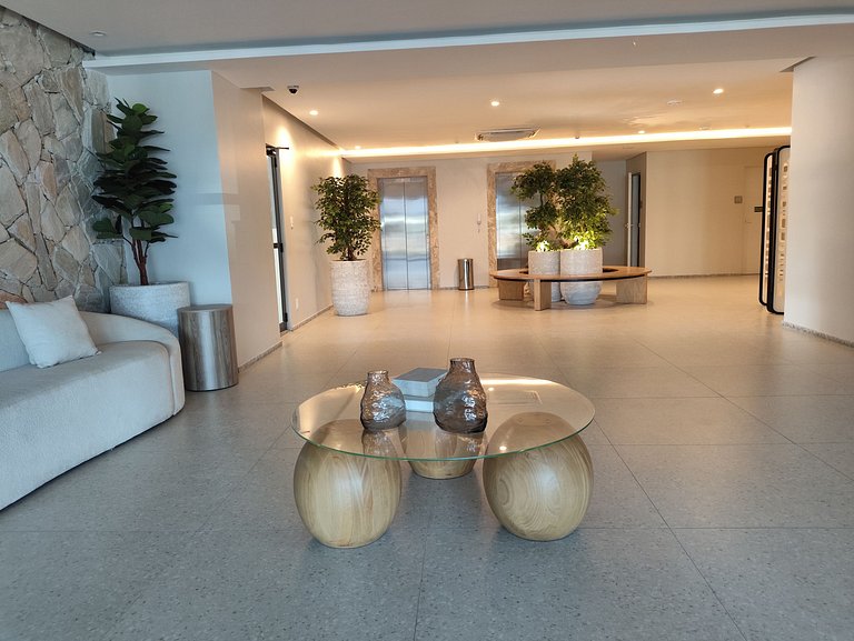 Beach Class Jaguaribe 1408: Vista Mar & Lazer