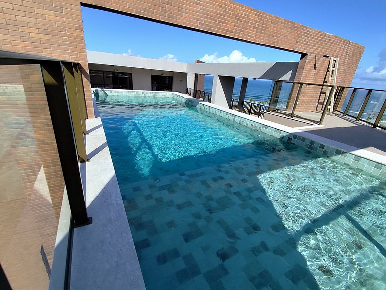 Design e Vista Deslumbrante: Flat em Buraquinho