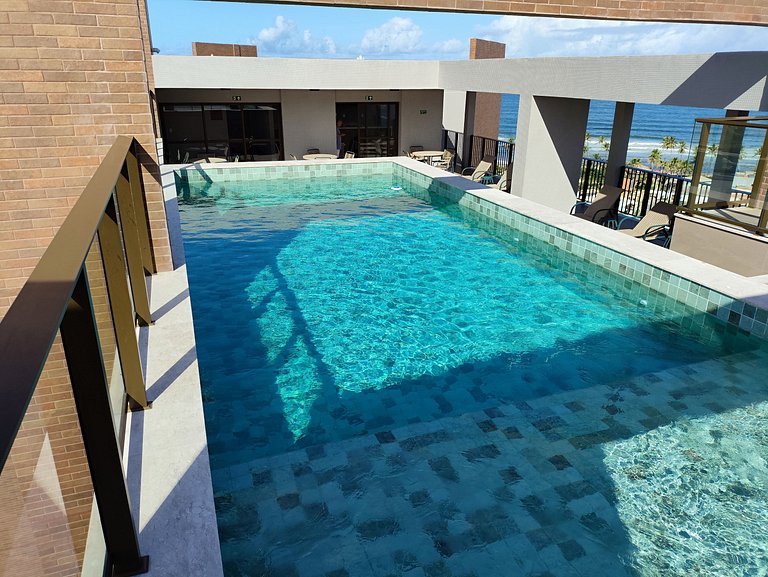 Design e Vista Deslumbrante: Flat em Buraquinho