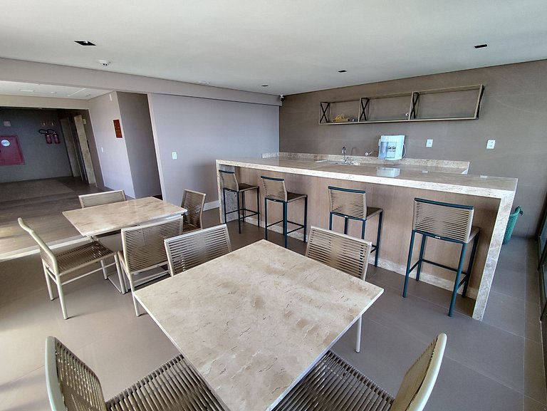 Design e Vista Deslumbrante: Flat em Buraquinho