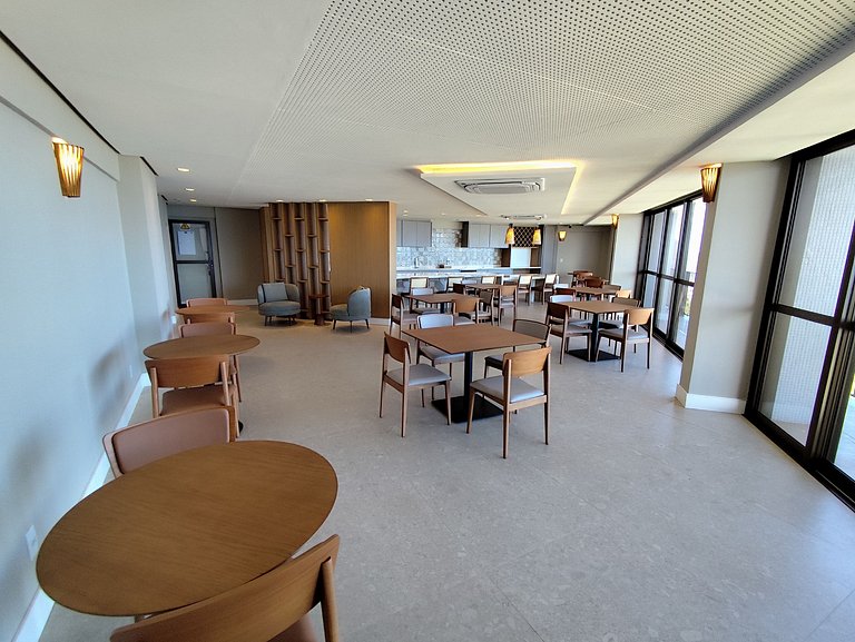 Design e Vista Deslumbrante: Flat em Buraquinho