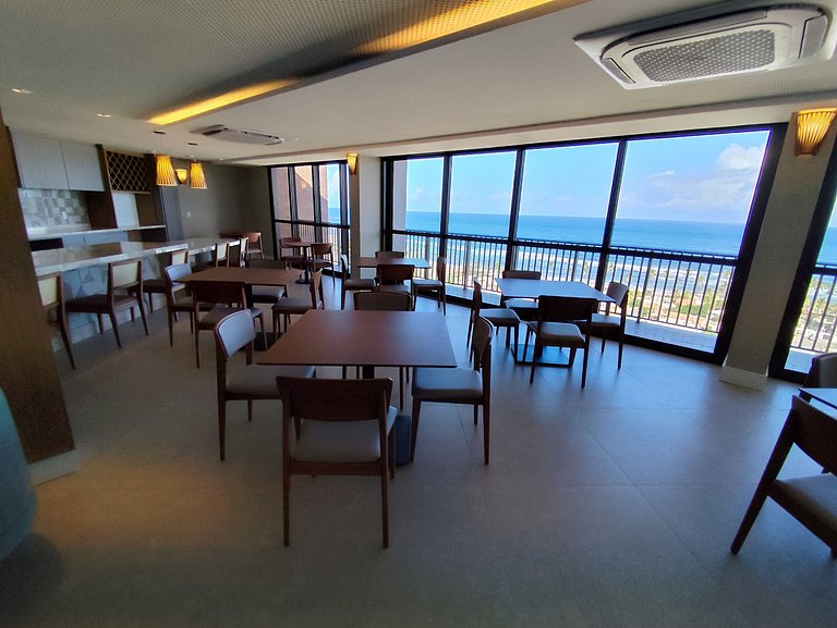 Design e Vista Deslumbrante: Flat em Buraquinho