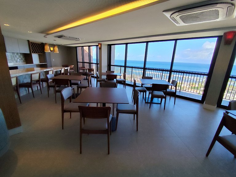 Design e Vista Deslumbrante: Flat em Buraquinho