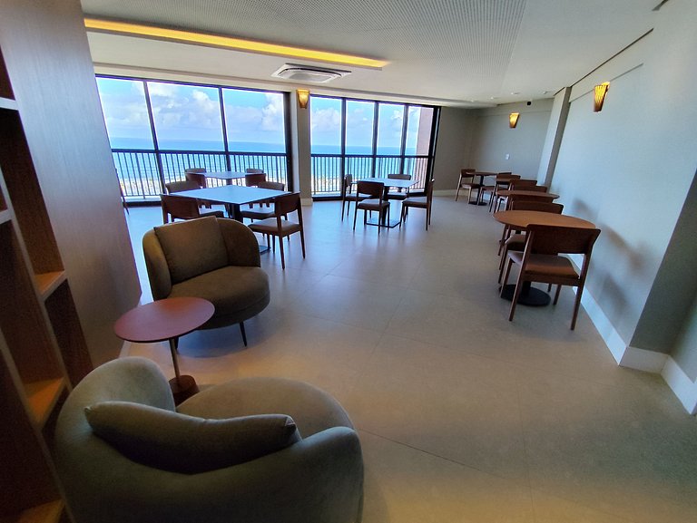 Design e Vista Deslumbrante: Flat em Buraquinho