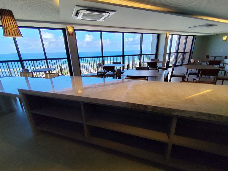 Design e Vista Deslumbrante: Flat em Buraquinho