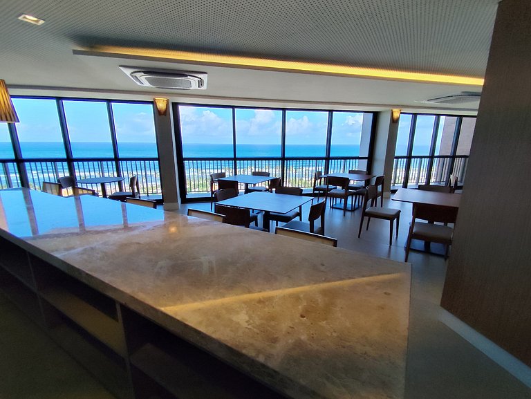 Design e Vista Deslumbrante: Flat em Buraquinho