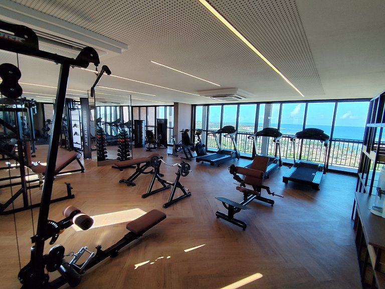 Design e Vista Deslumbrante: Flat em Buraquinho