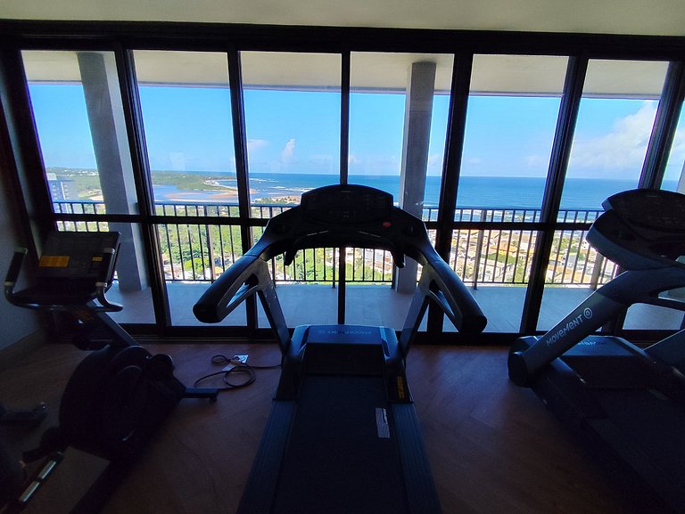 Design e Vista Deslumbrante: Flat em Buraquinho