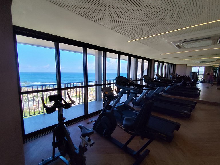 Design e Vista Deslumbrante: Flat em Buraquinho