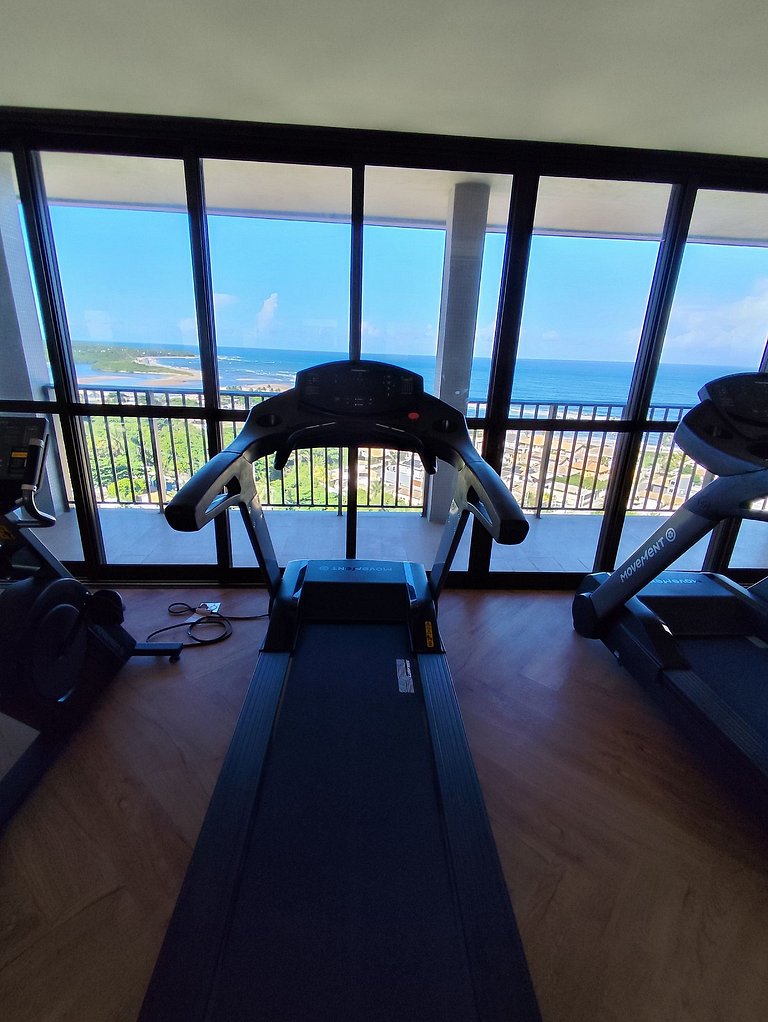 Design e Vista Deslumbrante: Flat em Buraquinho