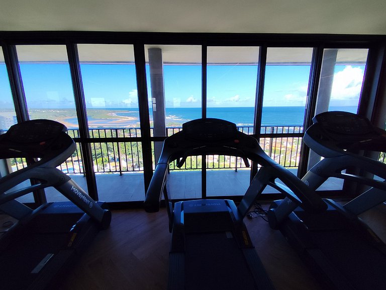 Design e Vista Deslumbrante: Flat em Buraquinho