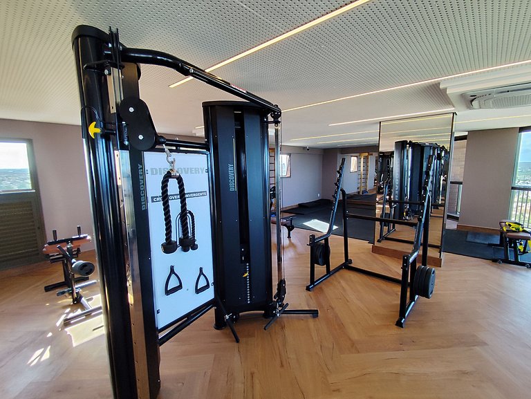 Design e Vista Deslumbrante: Flat em Buraquinho