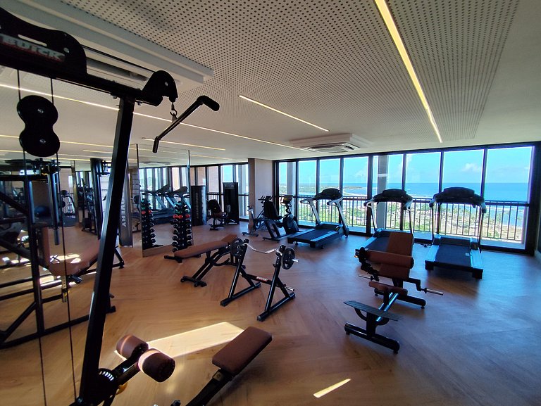 Design e Vista Deslumbrante: Flat em Buraquinho