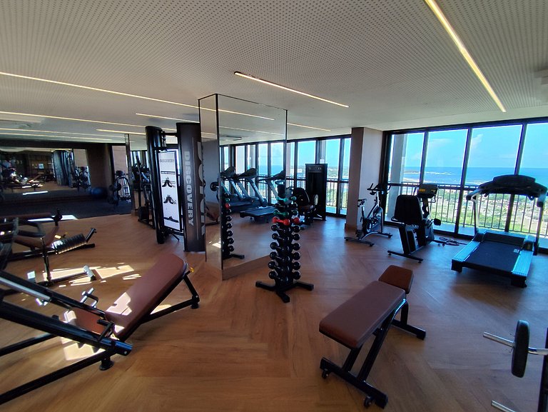 Design e Vista Deslumbrante: Flat em Buraquinho