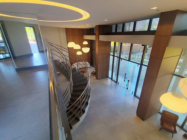 Design e Vista Deslumbrante: Flat em Buraquinho