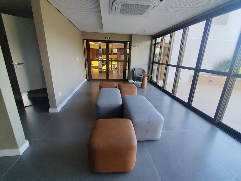 Design e Vista Deslumbrante: Flat em Buraquinho