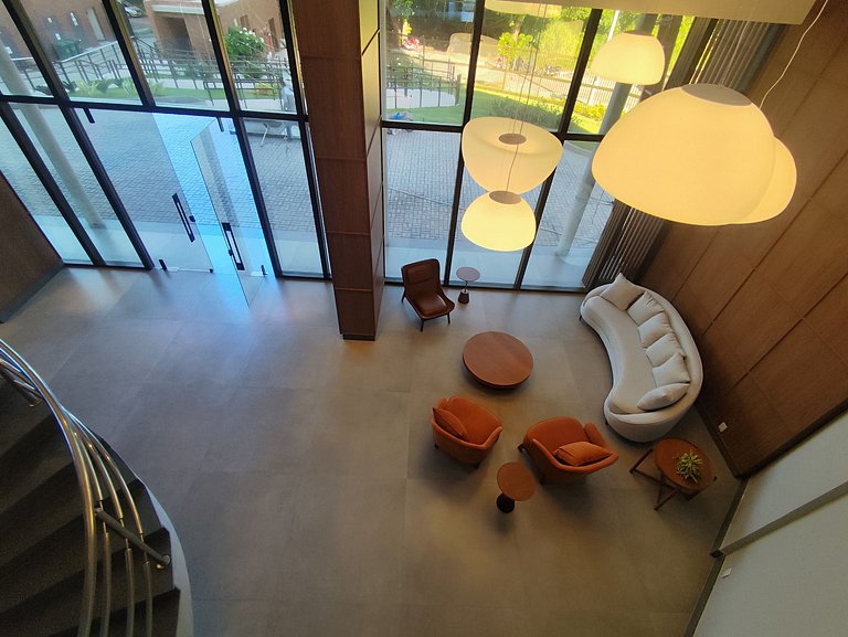 Design e Vista Deslumbrante: Flat em Buraquinho