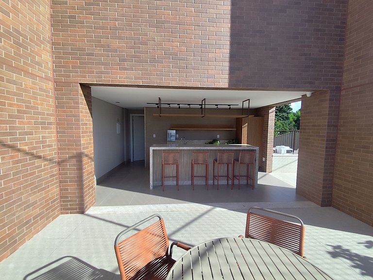 Design e Vista Deslumbrante: Flat em Buraquinho