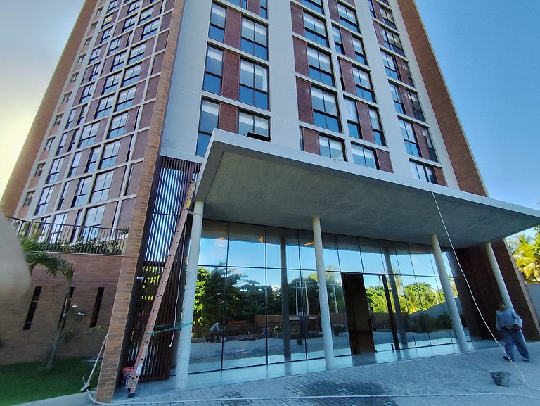 Design e Vista Deslumbrante: Flat em Buraquinho