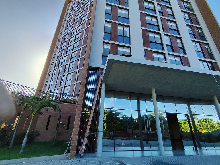 Design e Vista Deslumbrante: Flat em Buraquinho