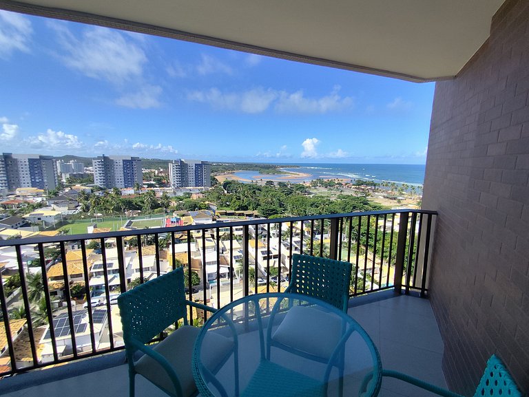 Design e Vista Deslumbrante: Flat em Buraquinho