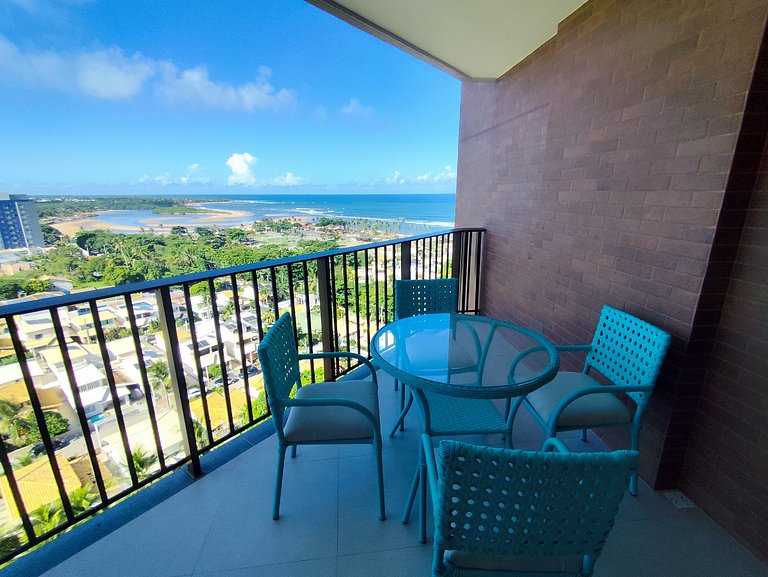 Design e Vista Deslumbrante: Flat em Buraquinho