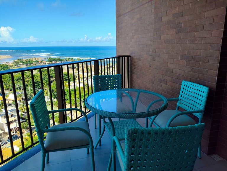 Design e Vista Deslumbrante: Flat em Buraquinho