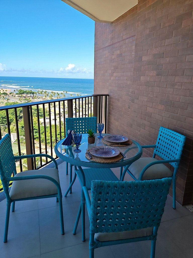 Design e Vista Deslumbrante: Flat em Buraquinho