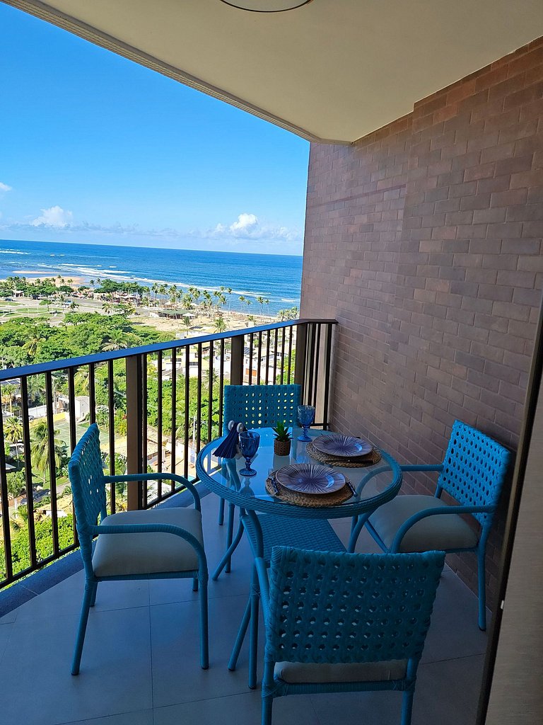 Design e Vista Deslumbrante: Flat em Buraquinho