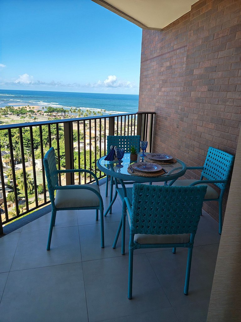 Design e Vista Deslumbrante: Flat em Buraquinho