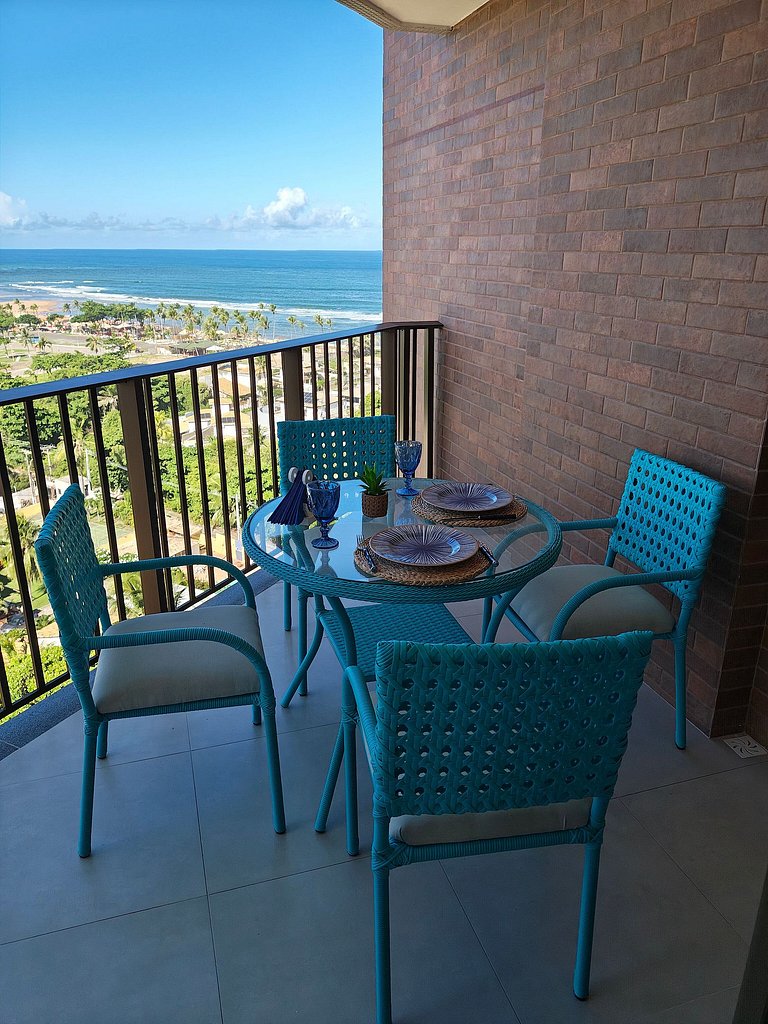 Design e Vista Deslumbrante: Flat em Buraquinho