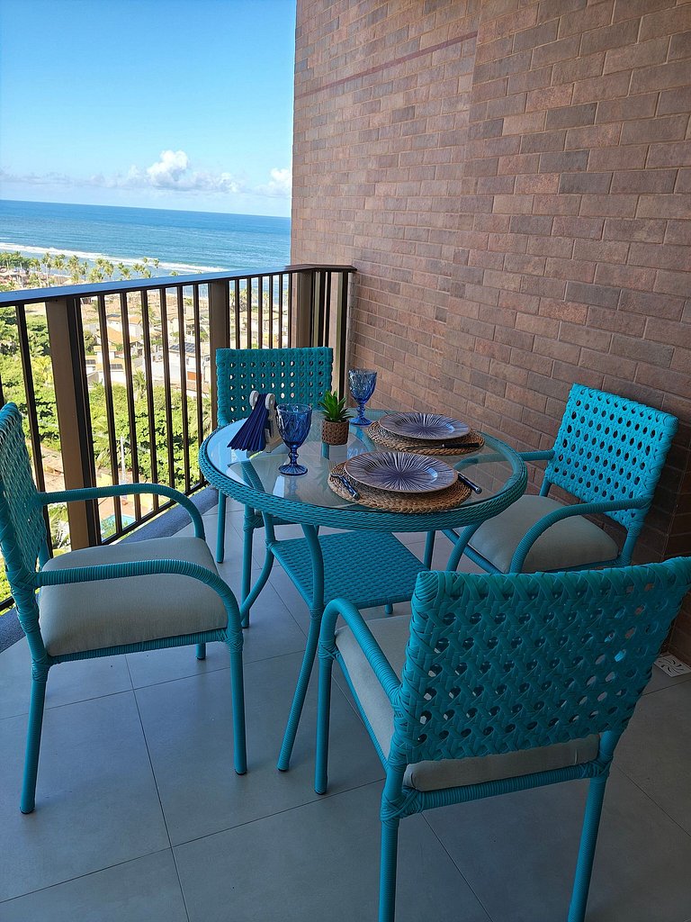 Design e Vista Deslumbrante: Flat em Buraquinho